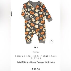 Miki Miette Halloween Romper